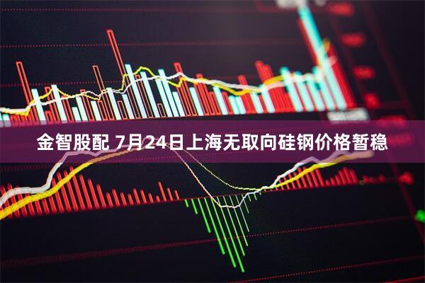 金智股配 7月24日上海无取向硅钢价格暂稳